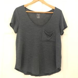 PACSUN ME TO WE Grey Flowy Tee